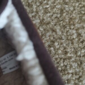 RockDove Mens Brown Microsuede Moccasin Slippers Faux Shearling Lined Size 12